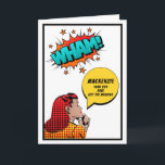 Carte Personnalized 30th Birthday Retro Comic Funny<br><div class="desc">Say happy birthday and have some fun with this vintage retro restyle comic birthday with that "over the hill" vibe. Easily customized using the template provided.</div>
