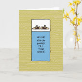 Carte Personne D'Autre Ne Peut Remplir Vos Chaussures - (Fleur jaune)