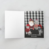 Carte Personne de chat Funny Homme Anniversaire (Intérieur)