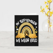 Carte Personne ne combat seul la sensibilisation au canc (Fleur jaune)