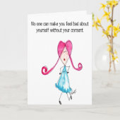 Carte Personne ne peut vous faire vous sentir mal (Fleur jaune)