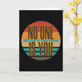 Carte Personne N'Est Vous Que Votre Power Retro (Fleur jaune)