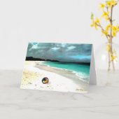 Carte Personne pour le donner un coup de pied avec cette (Fleur jaune)