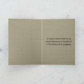 Carte Personne seul ne vole (Intérieur)