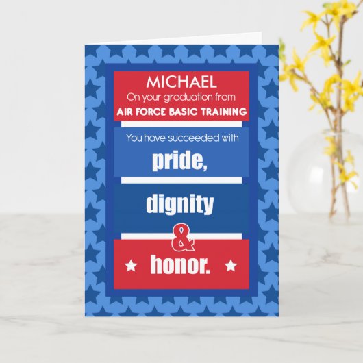 Carte Personnel d'instruction élémentaire de la Force aé (Fleur jaune)