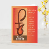 Carte Personnel nommé fait sur commande de berger de (Fleur jaune)