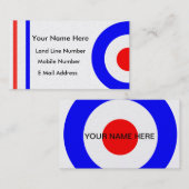 Carte personnelle de contact de rétro scooter de (Devant / Derrière)