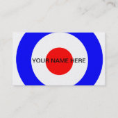 Carte personnelle de contact de rétro scooter de (Dos)