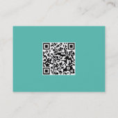 Carte personnelle de grande entreprise de la fleur (Dos)