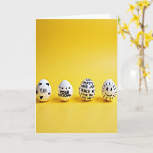 Carte personnelle de joie fébrile (Fleur jaune)