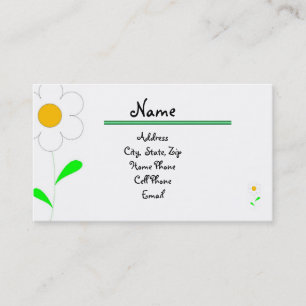 Carte personnelle de mise en réseau