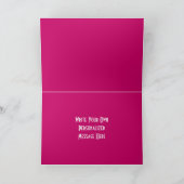 carte personnelle de sobriété et de propreté rose (Intérieur)