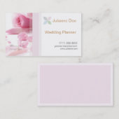 Carte personnelle de wedding planner (Devant / Derrière)