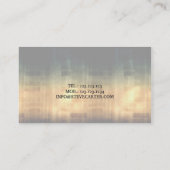 carte personnelle professionnelle (Dos)