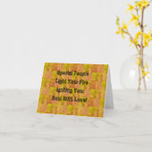 Carte Personnes spéciales (Fleur jaune)