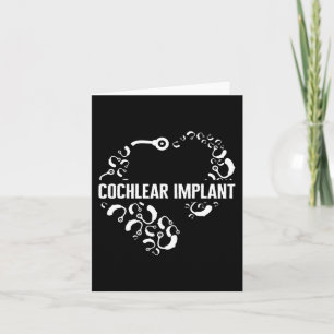 Carte Perte auditive Sensibilisation Amour Implant Cochl