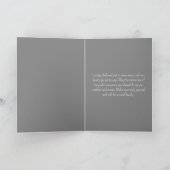 Carte Perte de animal chien Sympathie main gris dessinée (Intérieur)