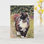 Carte Perte de chat animal de compagnie Marge Piercy Cit (Fleur jaune)