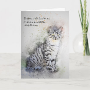 Carte Perte de chat d'animal de compagnie (Tabby) Sympat