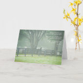 Carte Perte de cheval Poème message personnalisé Sympath (Fleur jaune)