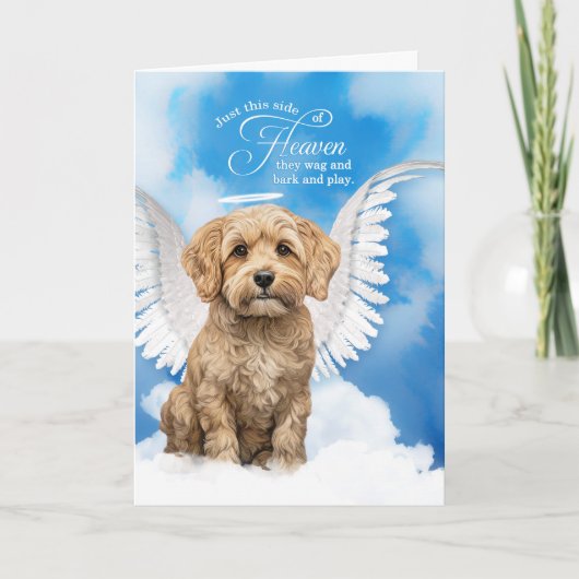 Carte Perte de chien Cockapoo Sympathie de animal de com (Devant)