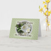 Carte Perte de fête des pères d'un enfant (Fleur jaune)