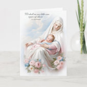 Carte Perte de grossesse religieuse Sympathie fausse cou (Devant)