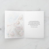 Carte Perte de grossesse religieuse Sympathie fausse cou (Intérieur)