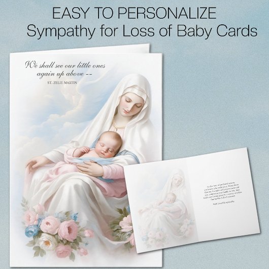 Carte Perte de grossesse religieuse Sympathie fausse cou