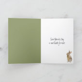 Carte Perte de la sympathie du lapin d'animal (Intérieur)