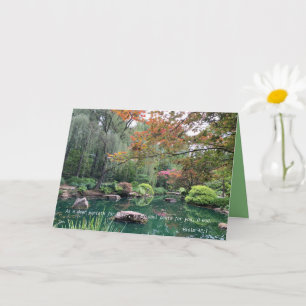 Carte Perte de la sympathie du père - Paysage paisible