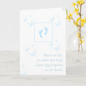 Carte Perte de la sympathie masculine de l'enfant avec d (Fleur jaune)