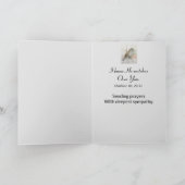 Carte Perte De Mari Épervier Bible Citation Sympathie (Intérieur)