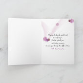 Carte Perte de mère sympathie porte de jardin (Intérieur)