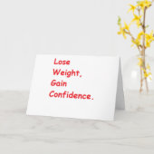 Carte perte de poids (Fleur jaune)