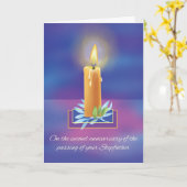 Carte Perte de Stepfather Second Anniversaire Religieux (Fleur jaune)