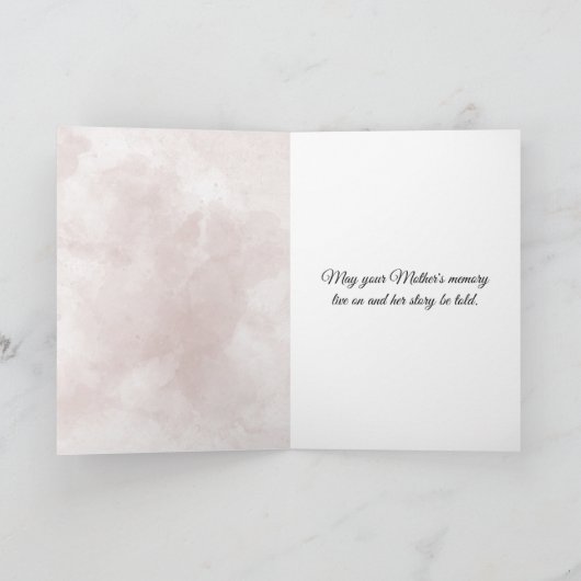 Carte Perte de sympathie de la mère (Intérieur)