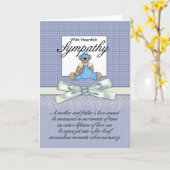 Carte Perte De Sympathie Du Bébé Prématuré / Perte De L' (Fleur jaune)