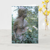 Carte Perte d'enfant (Fleur jaune)