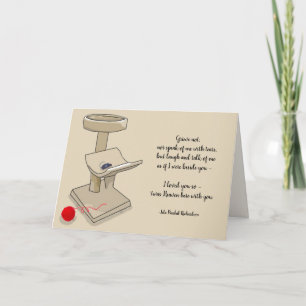 Carte Perte du chat de animal de compagnie Richardson Ci