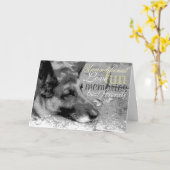 Carte Perte d'un animal de compagnie (Fleur jaune)