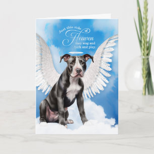 Carte Perte d'un Black Staffordshire chien animal de com