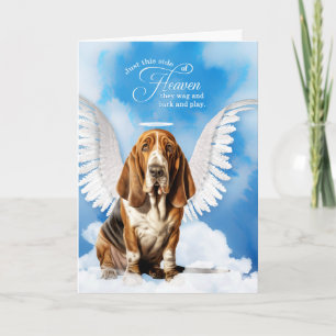 Carte Perte d'un chien Basset Hound Pet Sympathie