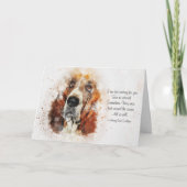 Carte Perte d'un chien de compagnie (Basset Hound) Condo (Devant)
