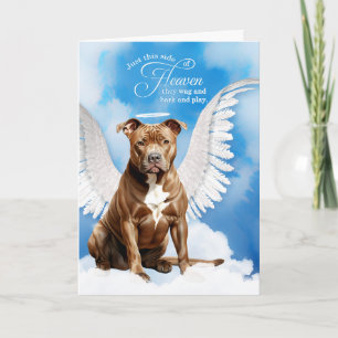 Carte Perte d'une sympathie Brown pour un animal de comp