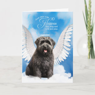 Carte Perte d'une sympathie de chien de chien de Bouvier
