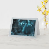 Carte Perte d'une tulipe de sympathie de partenaire de v (Fleur jaune)