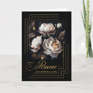 Carte Perte espagnole d'un mari sympathy Magnolias