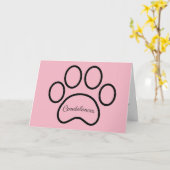 Carte Perte, perte, mort (Fleur jaune)