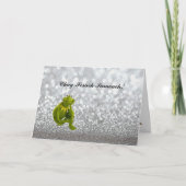 Carte Pesach Greeting Card Happy Passover in Hebrew (Devant)